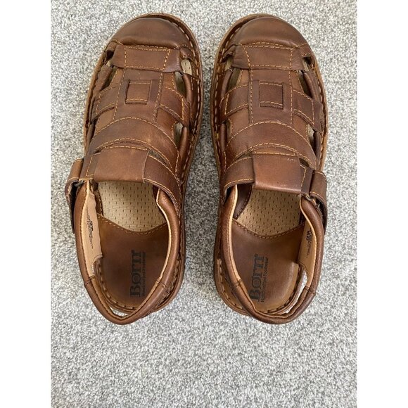 BORN Men's Leather Fisherman Sandals  Size 8 - Picture 6 of 10